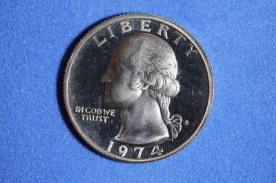 Estate Find 1974 S Proof Clad Washington Quarter #K54595 - Image 1 of 2