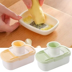 2 in 1 Garlic Grinder Ginger Grinding Grater Manual Garlic Smasher For Kitchen - Picture 1 of 13