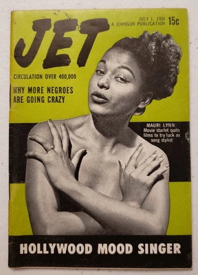 Jet Magazine July 1 1954 Mauri Lynn~Eartha Kitt~Black History 1950s - Image 1 of 4