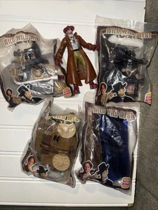 1999 WILD WILD WEST Burger King Spielzeug Konvolut. Taschen 1,3,4,5 und Will Smith lose - Bild 1 von 6
