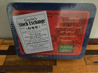 Gavitt's Stock Exchange Heirloom Games 2003 Fuera de la Caja Nuevo en Envoltura Retráctil Foto 1 de 2