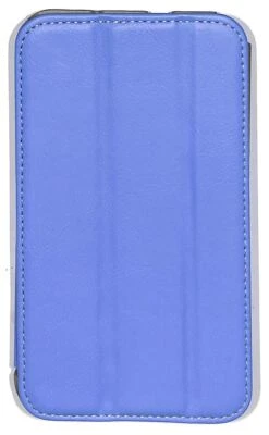 PU Leather Flip Case Cover For Samsung Galaxy Note i9220 / N700 Blue - Image 1 of 4