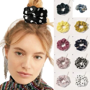 Novelty Hair Ropes Ring Ties With Zip Women Multicolor Scrunchies Rubber Band - Picture 1 of 22