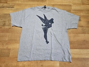 Disney TINKERBELL men's 2XL grey crew neck t-shirt XXL - Picture 1 of 6