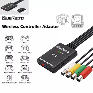 Wireless Controller Bluetooth Adapter Gamepad for NGC GameCube Console - Picture 1 of 6