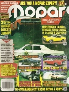 MOPAR COLLECTORS GUIDE 2003 OCT - GENERAL JUMPS, FOUND-66 BELVEDERE II HEMI - Imagen 1 de 1