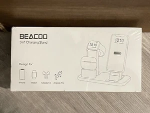 Beacoo 3 in 1 Charging station for iWatch 6/5/4/3/2/1, Pods , iPhones 6s - 12 - Picture 1 of 7