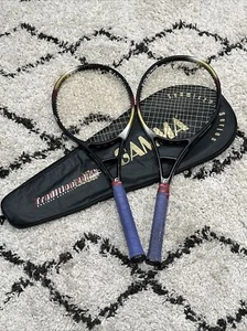 Gamma Xtra Long Tradition 20 XL 28” Midsize 95” Inch Tennis Racquets Lot W/ Bag - Picture 1 of 24