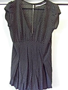 Gr. M Jumpsuit/Strampler mit Flügelärmeln dunkelblau Print von Kimchi blau - Bild 1 von 5