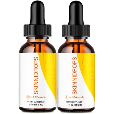 (Paquete de 2) Gotas ceto Skinni, goteros líquidos avanzados para control de pérdida de peso Foto 1 de 3