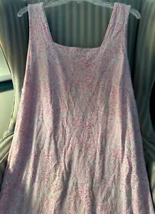 EUC...FRISCHE PRODUKTE QUADRATISCHER AUSSCHNITT "ERNTE" DESIGN KLEID IN WEISS/BUNT ..(XL) - Bild 1 von 4