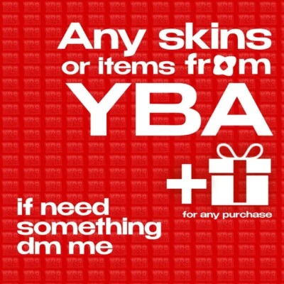 Roblox - YBA / Your Bizarre Adventure - Any Skins For Cheapest Price! Same Day!