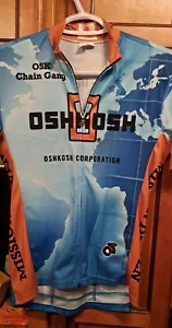 Oshkosh Biking Kurzarm Trikot "Osk Chain Gang" Größe Small durchgehender Reißverschluss vorne - Bild 1 von 9