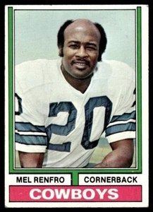 1974 Topps Mel Renfro Dallas Cowboys #106 - Imagen 1 de 2