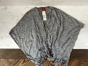 NWT ARIZONA JEANS Girls Heather Gray Knit Shrug Sweater Size L- XL 12-14 - Picture 1 of 2