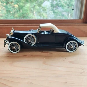 Vintage Huron Products 1931 Rolls Royce schwarze Münze Sparschwein zum Selbermachen Dekor 9 Zoll - Bild 1 von 15