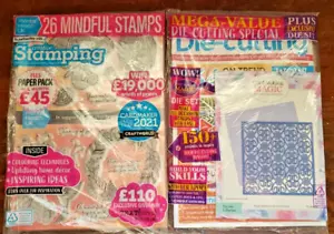 Creative Stamping #93 and Die-cutting Vol.1 Magazine LOT Sealed Brand New! - Imagen 1 de 9
