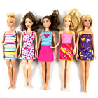 Lot of 5 Mattel Barbie Dolls Dressed & Ready for Play