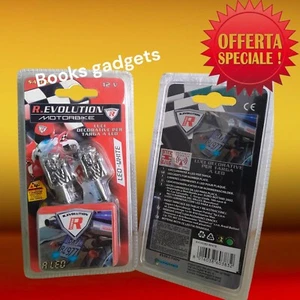 Coppia Luci Targa x Moto Scooter a LED BIANCO 12V "STRANGE" Potente Luminosità - Foto 1 di 3