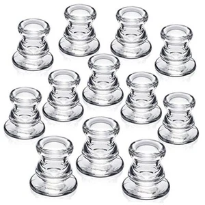 Candlestick Holders Bulk - 12PCS Taper Candle Holders for Table Clear - Picture 1 of 7