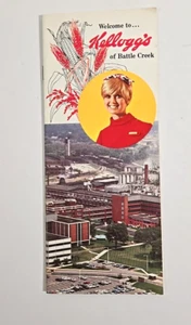 Folleto de colección Welcome Kellogg's Of Battle Creek folleto granos información de la empresa - Imagen 1 de 5