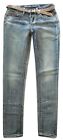 New Mossimo Supply Co Size 5 Juniors Skinny Jean Bleach Light Wash Stretch Fit 6