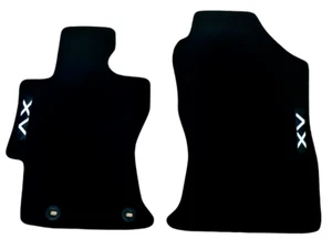 Front Car Floor Mats For Subaru XV Velour Waterproof Carpet Rugs Auto Liners 2pc - Picture 1 of 9