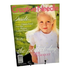 Creative Needle Smocking Embroidery Magazine Feb 2005 With Pattern - Foto 1 di 2