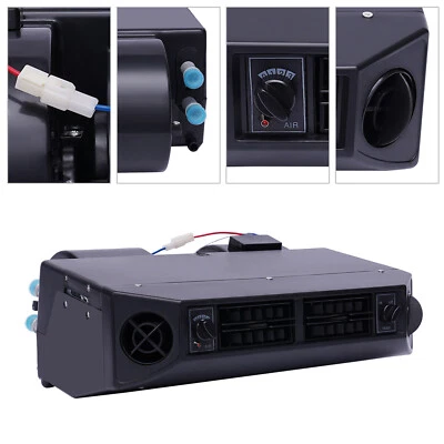 12V Heat & Cool 3 Speed Air Flow Universal Car Under Dash A/C Evaporator Kit US - Image 1 of 4