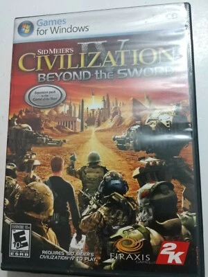 Sid Meiers Civilization IV Beyond the Sword - PC - Video Game - VERY GOOD - Image 1 of 4