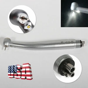 Dental LED Glasfaser E-Generator High Speed Handstück 4 Löcher 3 Wege Spray - Bild 1 von 17