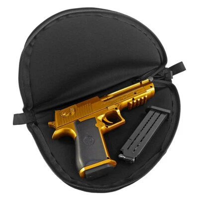 Tactical Rug Soft Padded Rug Pistol Zipper Gun Storage Case Fits Medium Handguns - Image 1 of 4