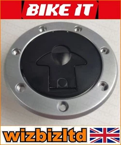 Tapa de combustible bloqueable Bikeit Kawasaki ZX6-R Ninja F1-F3/G1 (ZX600) 1995-99 FCPK01 - Imagen 1 de 12
