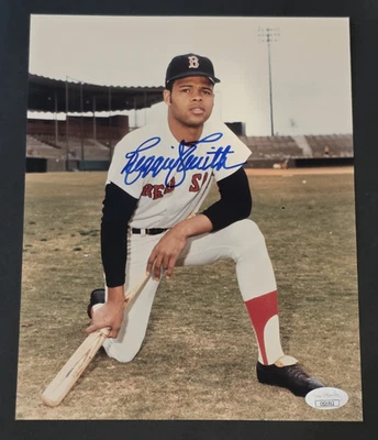 REGGIE SMITH Signed 8x10 Photo-CARDINALS-DODGERS-BOSTON RED SOX-JSA — 第 1/4 张图片