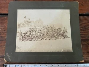 1898 Spanish-American War Large Cabinet Card Photograph Co L 20th Kansas Vol Inf - Picture 1 of 12
