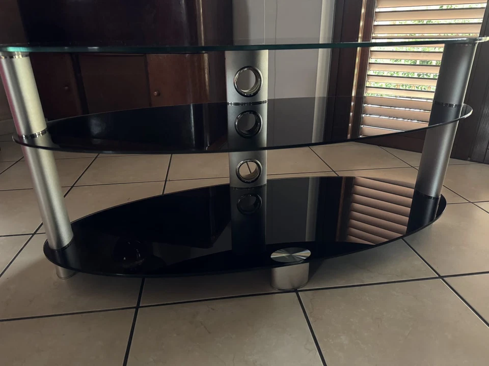 carrello porta tv In Vetro - Immagine 1 di 4