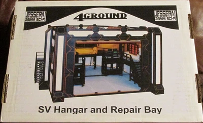 4Ground 28S-JES-109 Jesserai 28mm Sci-Fi SV Hanger & Repair Bay Terrain Building - Image 1 of 4