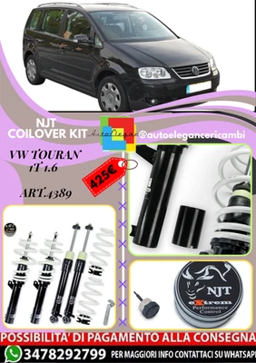 🎀Art.4389 Kit assetto sportivo NJT eXtrem adatto per VW Touran 1T 1.6 🎀 - Imagen 1 de 4
