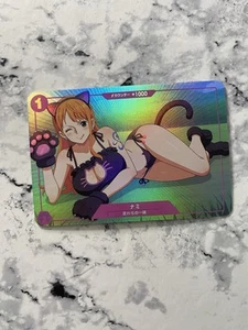 Goddess story One Piece Waifu Manga Bikini Card Nami Kitty Paws Cosplay Alt Art - Picture 1 of 2