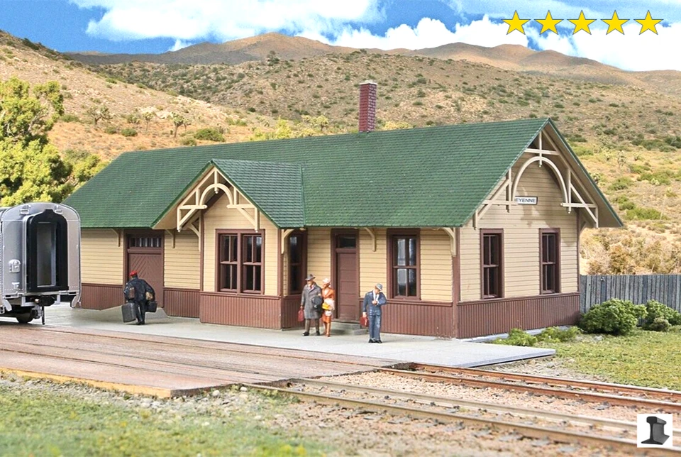 Walthers HO Scale ~ New 2025 ~ Union Pacific(R)-Style Depot ~ Kit ~ 933-4057 - Image 1 of 3