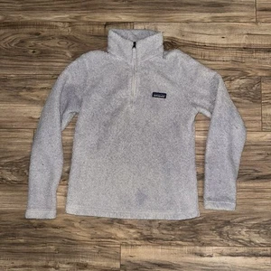 PATAGONIA Women’s SZ Small Better Sweater 1/4 Zip Fleece Quarter Zip Gray - Picture 1 of 10