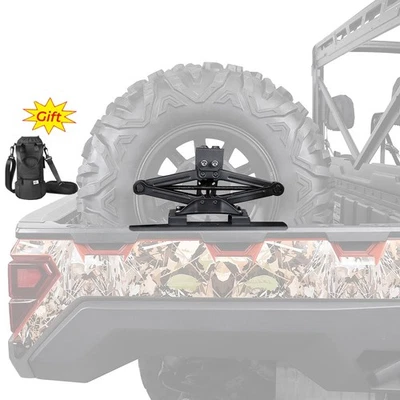 UTV Spare Tire Carrier Mount Bracket for Polaris Ranger 500 570 900 1000 XP Crew - Image 1 of 4