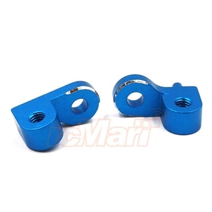 YEAH RACING HINTERE OBERE DÄMPFERHALTERUNG ALU BLAU F. TAMIYA CC-01 # TACC-011BU - Bild 1 von 2