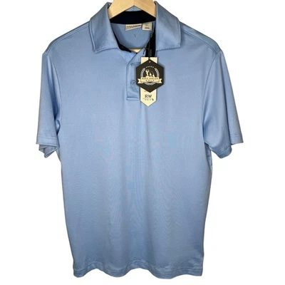 Rorie Whelan Golf Polo Shirt Small Men Blue Short Sleeve UPF 50+ Sports Athletic - Image 1 of 4