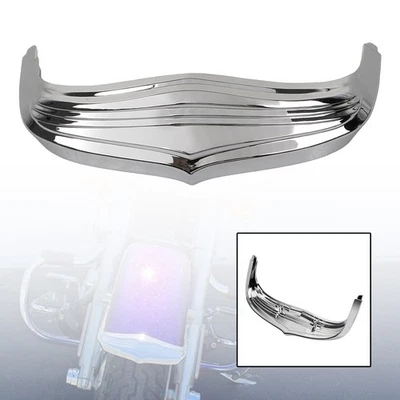 Guardabarros delantero cromado para motocicleta para Harley Softail Deluxe FLSTN Foto 1 de 4
