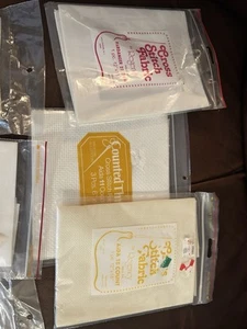 Lot Of Aida Cloth Cross Stitch Fabric Six Pieces Most New - Picture 1 of 3