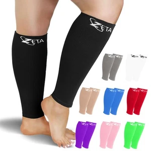 Plus Size Leg Sleeve Support Socks - The Wide Calf Compression Sleeve Women L... - Picture 1 of 9