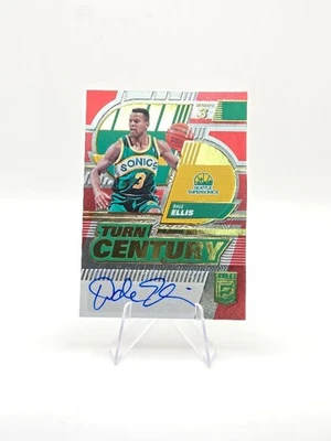 Dale Ellis 2022-23 Donruss Elite Turn of the Century automático rojo amarillo SP/49 Foto 1 de 2