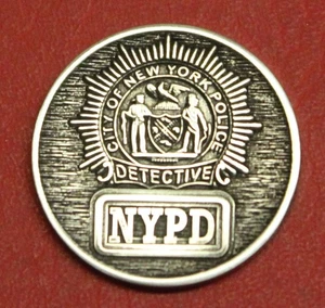 HOBO Nickel NYPD Police Detective Real US Nickel - Picture 1 of 2