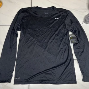 NUEVO CON ETIQUETAS Nike Legend 2.0 Dri-Fit Camisa Manga Larga Negra Pequeña 718837-010 Para Hombre’s - Imagen 1 de 10